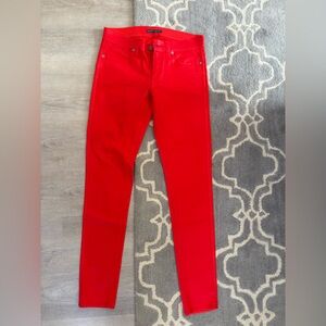 Ralph Lauren Blue Label Red Skinny Jeans
